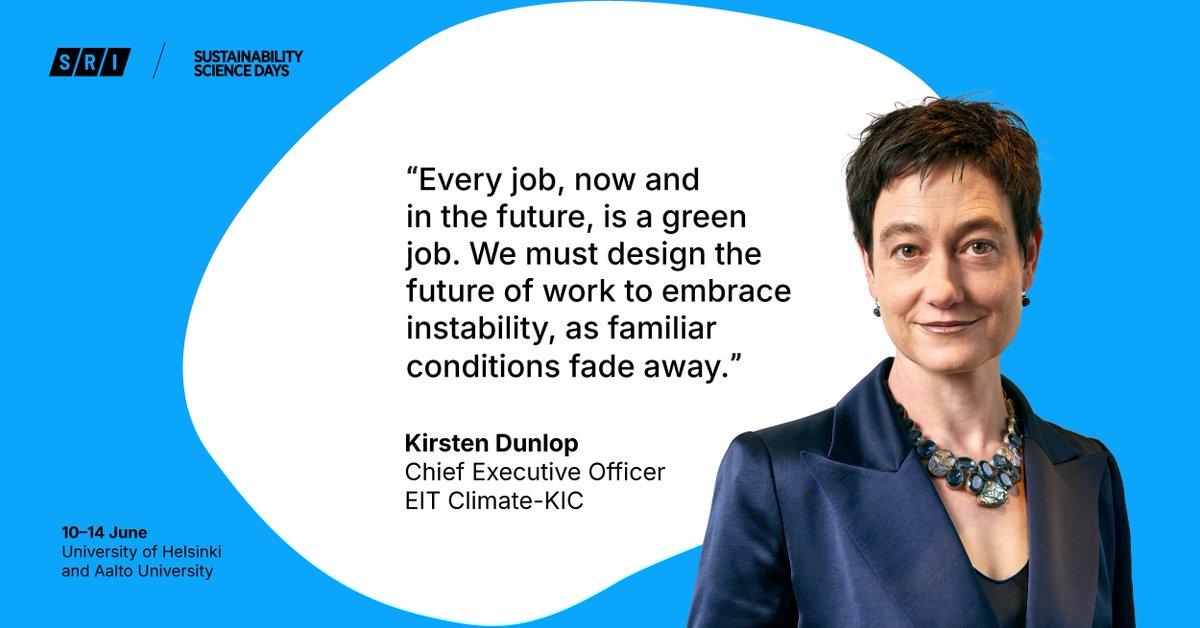 helsinkiuni's tweet photo. What does a humanly and ecologically sustainable worklife look like? To discuss this, and much more, join us for the top sustainability event of the year 10–14 June!
Read more and register https://t.co/5rt4OoDQlK @aaltouniversity @SRICongress @SSD_Conf #ssd2024 #sri2024 https://t.co/4tStsZMeOH