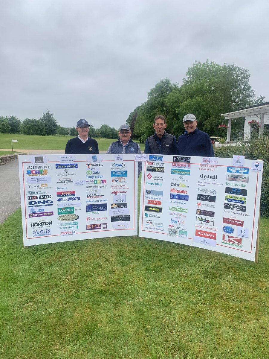 cbscarlow's tweet image. Our first 3 teams out this morning. Enjoy folks. #cbsfamily #golfclassic