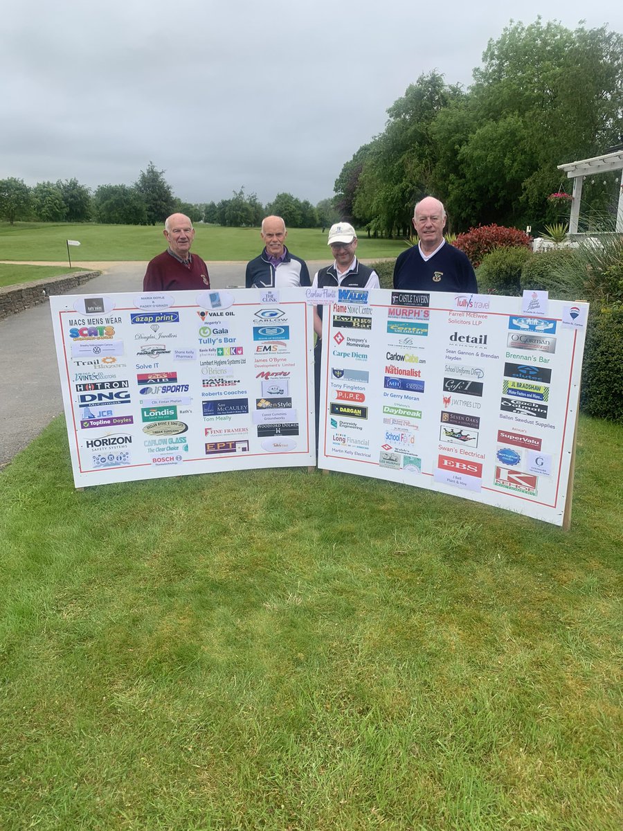 cbscarlow's tweet image. Our first 3 teams out this morning. Enjoy folks. #cbsfamily #golfclassic