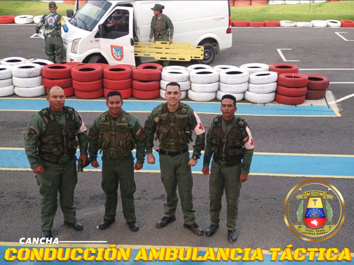 #24MAY||• @AmbumilAcarigua dice #Presente en la Cancha de Equipo Médicos Militar en la Ambulancia.

#JuegosArmyGames2024
#EnDigeSaludFANBVamosPorMás