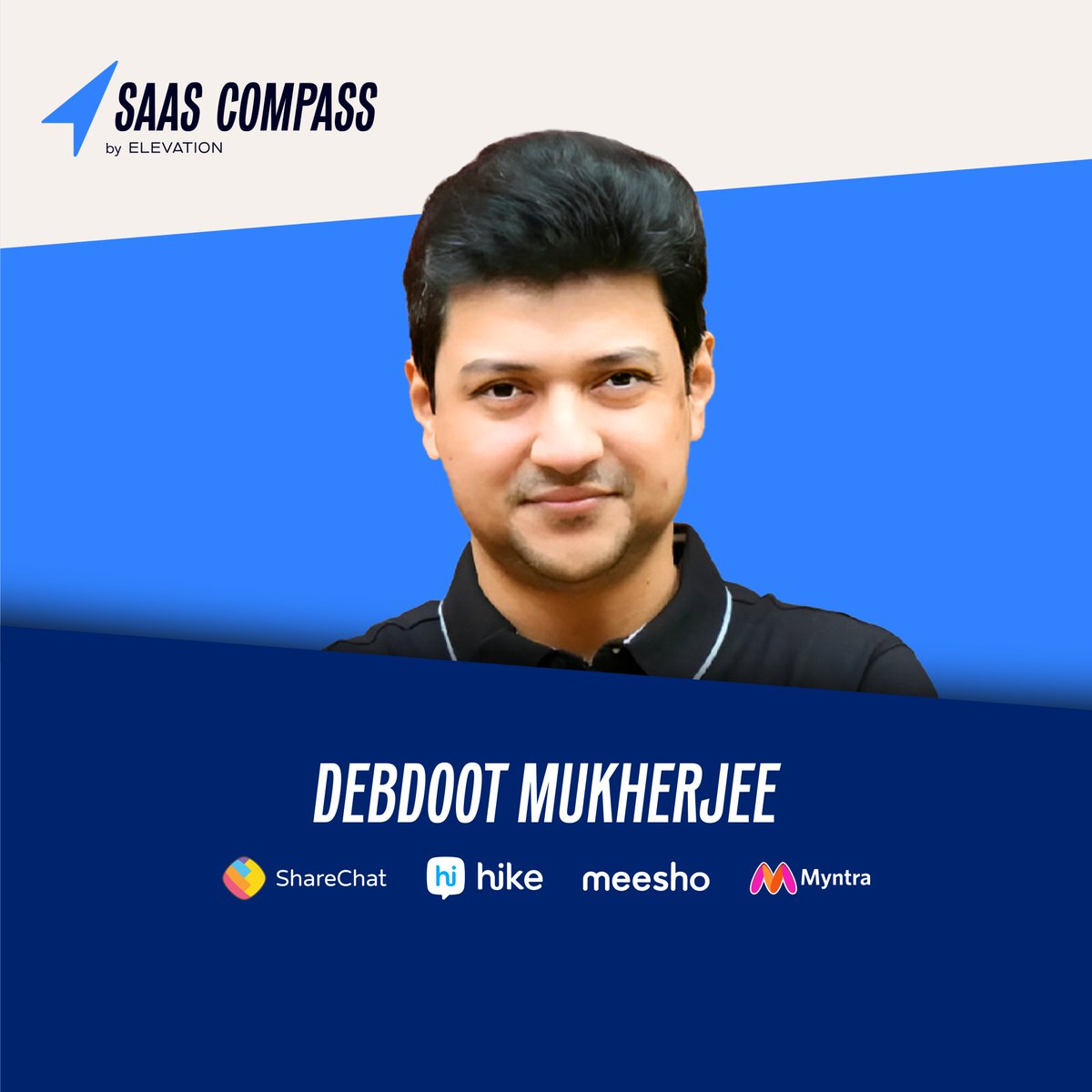 ElevCap's tweet photo. We’re delighted to announce the addition of 3 new SaaS Compass Captains who will help founders navigate the choppy waters of early-stage company building.

@mdebdoot currently heads the AI and Demand Engineering teams at Meesho. He has 16+ years of experience leading a variety of data science teams across companies such as Hike, Myntra and Sharechat. He advises companies on effectively leveraging AI – from building an impactful Gen-AI stack, building efficiently with LLMs, defining critical use cases that can be solved with LLMs, predictive analytics and more.

@KadySrinivasan is an expert marketing strategist and is currently the CMO at Lightspeed Commerce, a publicly listed e-commerce company. She has been recognized over several years as one of the world’s top 20 Chief Marketing Officers. Kady is an expert in GTM, having executed and scaled multiple GTM motions including PLG and SLG across sales, marketing and BD. Her 2 decade long career includes stints at marquee SaaS firms such as Klaviyo and Dropbox.

@rajan_sheth was the marketing leader at Cohere and was instrumental in leading the complete growth charter and unique positioning for the company in the AI world. Currently, as the founder and General Partner for the Gen AI advisory Fund at Hypergrowth, he advises companies across the Gen AI stack, fueling their growth from inception to scale. Previously, he also helped grow Heroku and Box to multi-million dollar companies.

The new captains will help early stage founders understand how to build, operationalize and distribute world class SaaS products, especially in the AI space. Stay tuned for events and content that we will co-host and curate with them.

Welcome, Debdoot, Kady and Rajan! We look forward to having you on board.

Visit https://t.co/ilO5HuOWb0 to get to know all of our captains

@mukularora @AkarshS27 @PoorviVijay @Aadith__Ramesh Satya Bharadwaja Shambhav Tewari