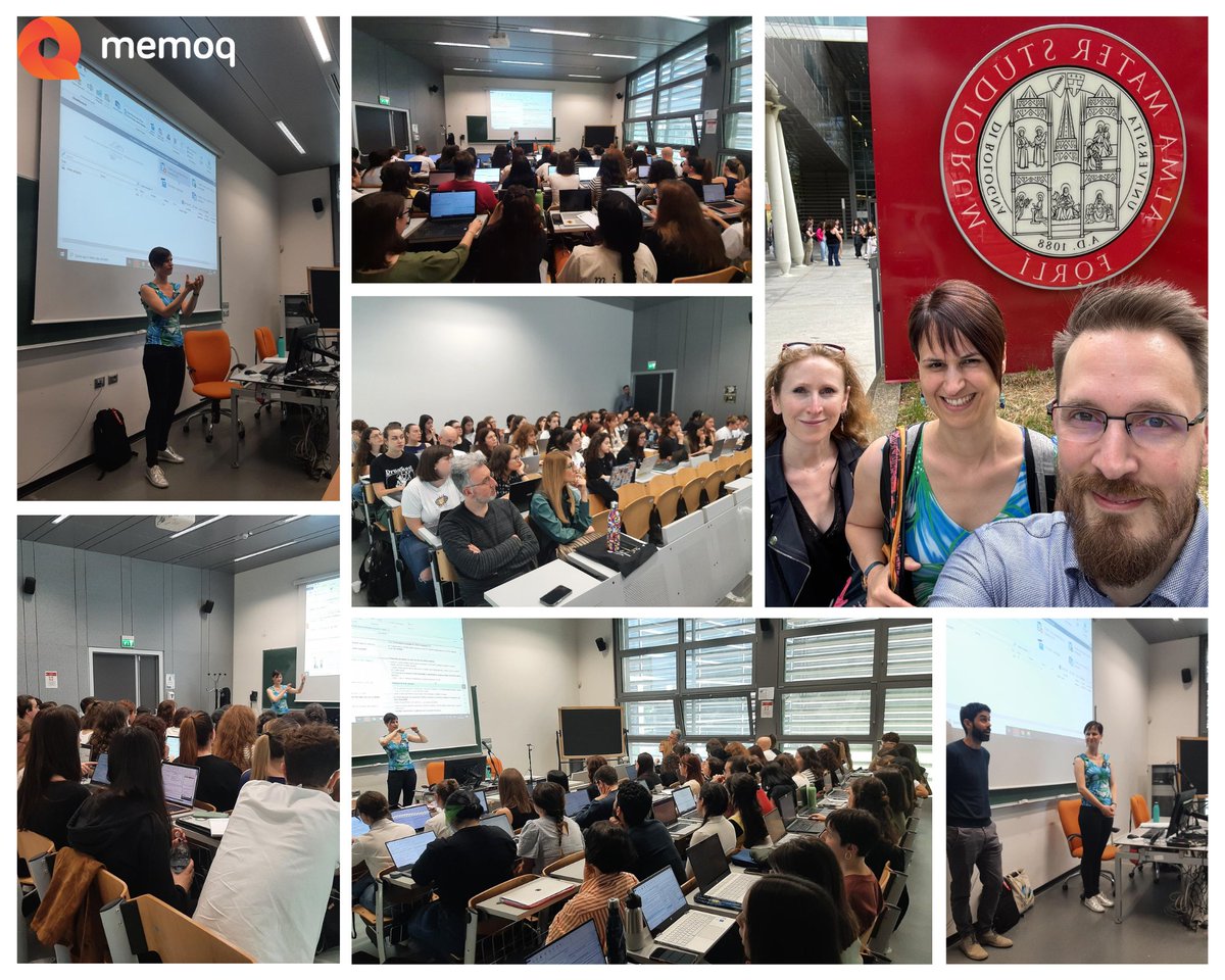 memoQ_Official's tweet photo. Grazie, University of Bologna!
Our sincere thanks to the team at Alma Mater Studiorum – Università di Bologna for partnering with us and helping make this #memoQUniversitySummit possible and to our Training Manager, Anna Mohácsi-Gorove, for sharing her extensive #memoQ knowledge! https://t.co/lvYvB9DqUr