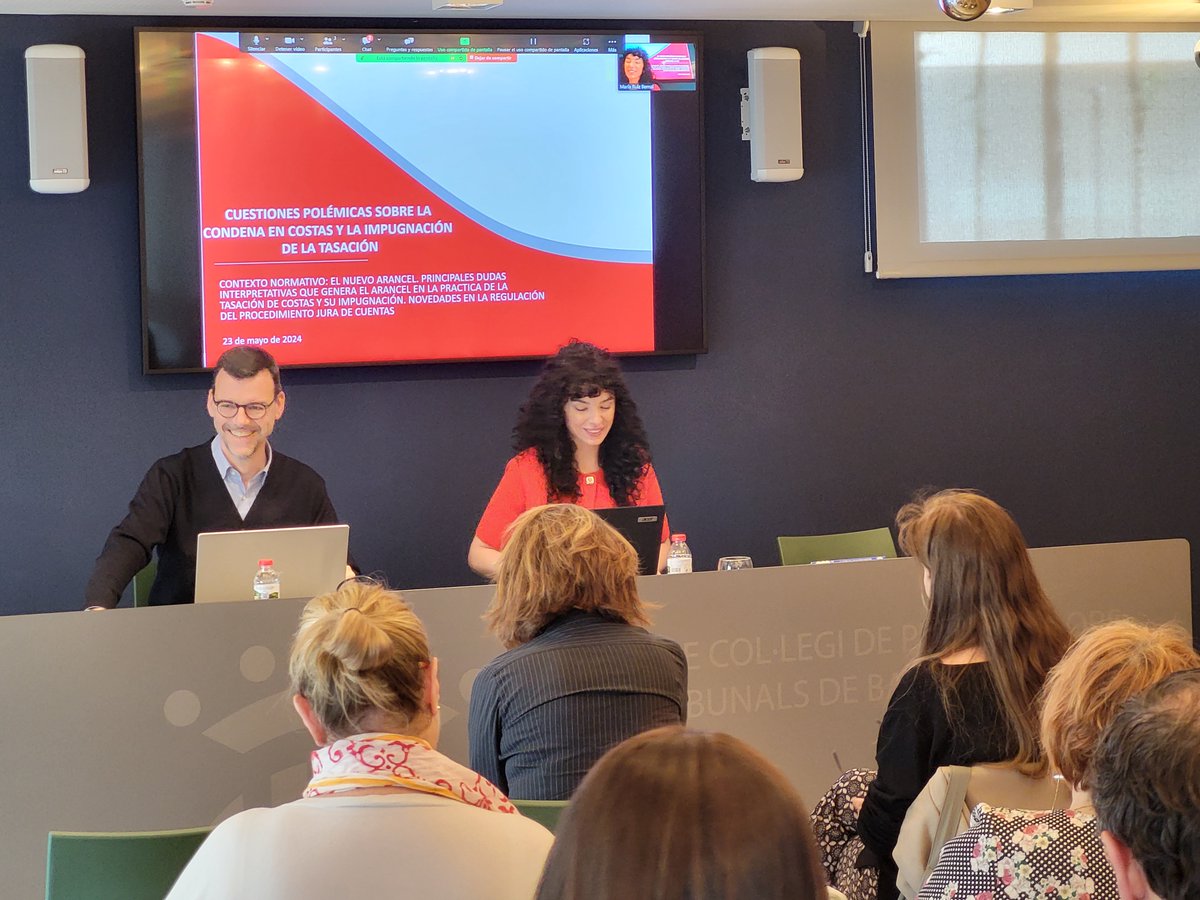 📚Gràcies a Maria Ruiz per la magnífica #formació que va oferir ahir sobre: "𝐐𝐮̈𝐞𝐬𝐭𝐢𝐨𝐧𝐬 𝐩𝐨𝐥𝐞̀𝐦𝐢𝐪𝐮𝐞𝐬 𝐬𝐨𝐛𝐫𝐞 𝐥𝐚 𝐜𝐨𝐧𝐝𝐞𝐦𝐧𝐚 𝐞𝐧 𝐜𝐨𝐬𝐭𝐞𝐬 𝐢 𝐥𝐚 𝐢𝐦𝐩𝐮𝐠𝐧𝐚𝐜𝐢𝐨́ 𝐝𝐞 𝐥𝐚 #𝐭𝐚𝐱𝐚𝐜𝐢𝐨́"
#formacioprocura