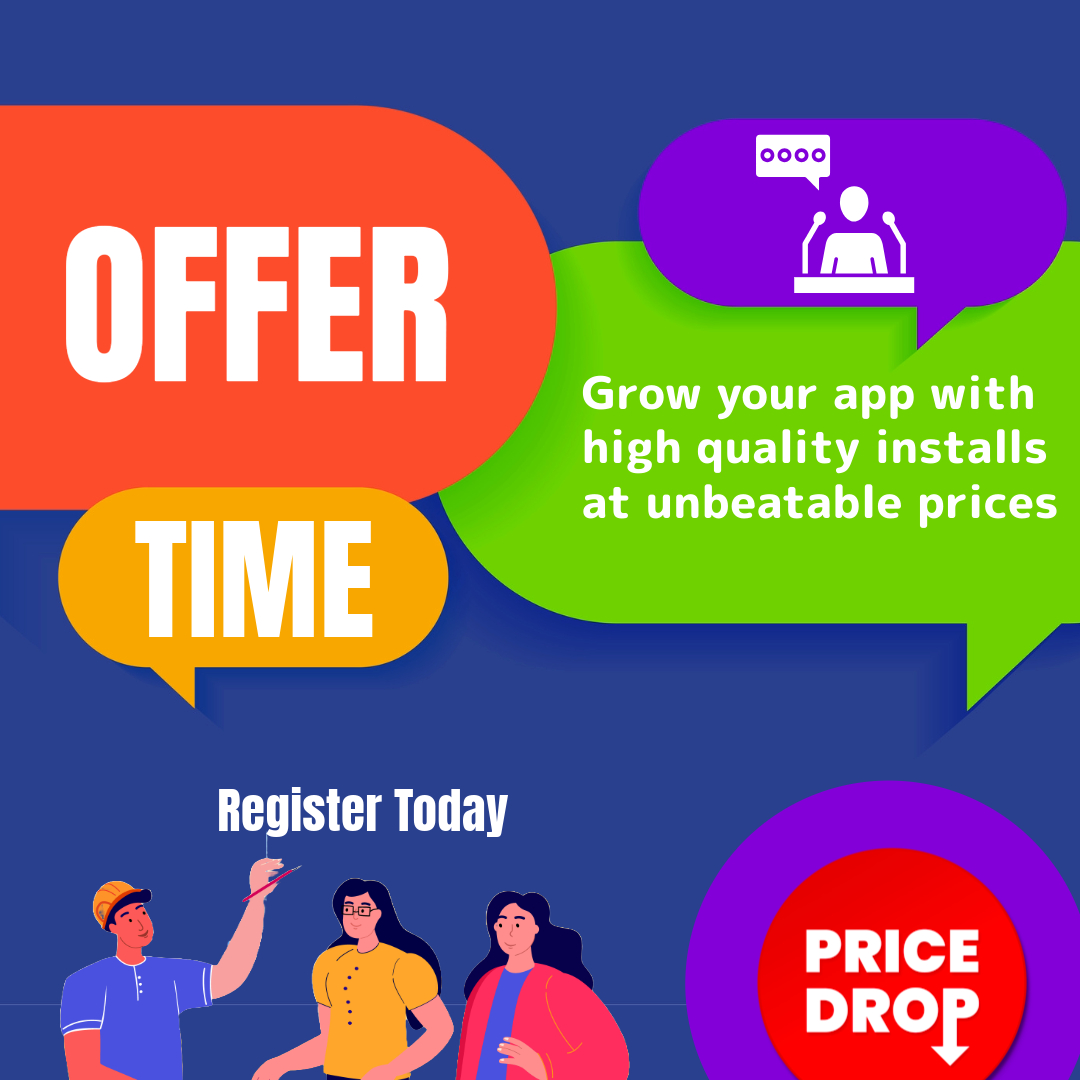 App Store Optimization Services 2024 

Don’t miss out on this chance to supercharge your app’s growth with high-quality installs at unbeatable prices. Get the offer prices here: Direct Installs, Keyword Installs and the new Combo Packages. Check it Out: New High Retention