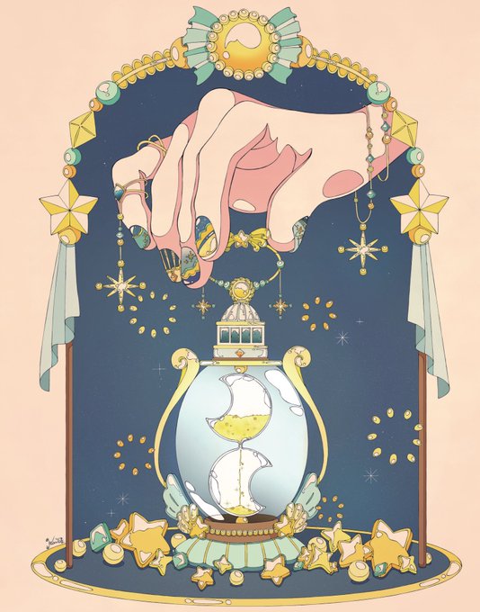 「jewelry moon」 illustration images(Latest)