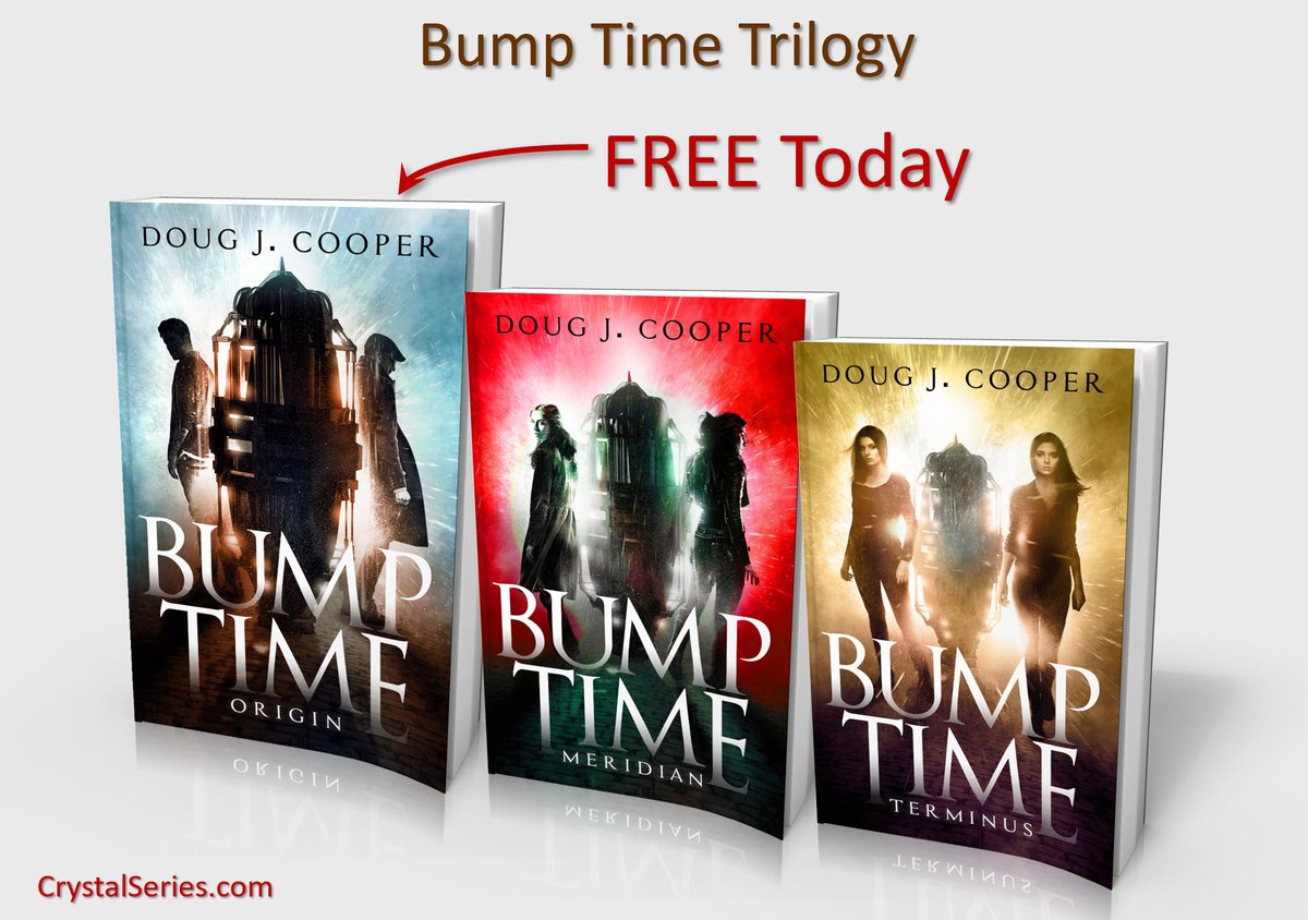 DougJCooper's tweet photo. FREE TODAY!
Bump Time Origin - Book 1 of the Trilogy
Time-Travel Suspense
#scifi #timetravel #thriller
https://t.co/0qaXseWxHK https://t.co/JKiH9vo5IR