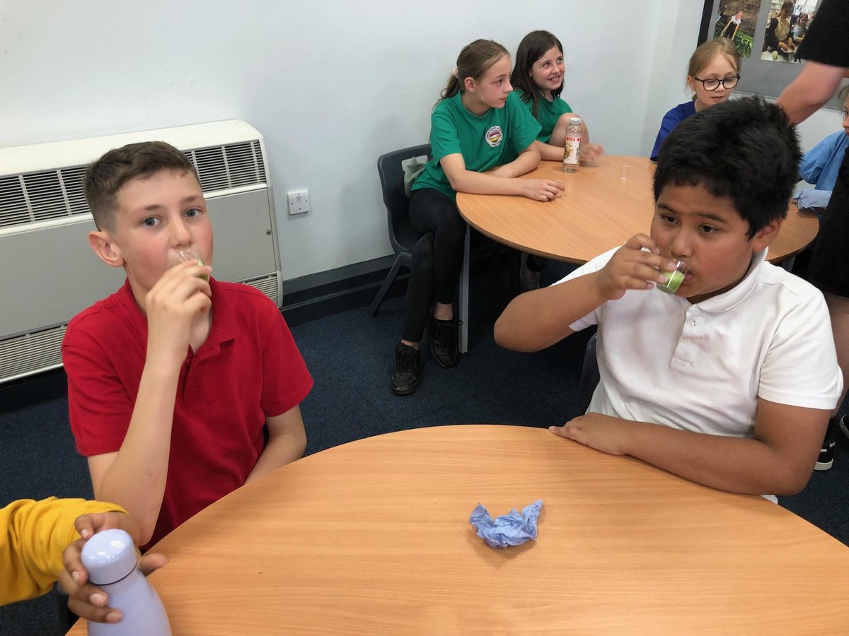BMJClassof25's tweet photo. 1/2 This half term, Y5 have been taught PE by #RotherhamTitans and this week, they made healthy smoothies for the children to sample! We loved helping to make and tasting these delicious drinks - thanks #RotherhamTitansFoundation https://t.co/kcJn6ZIt1t