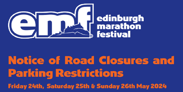 The Edinburgh Marathon Festival takes place this weekend. The organisers and local authorities have worked together to minimise disruption however with several road closures and parking restrictions in place along the route, please plan ahead - orlo.uk/LKkNS