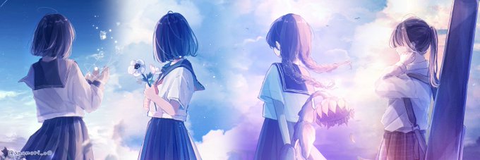 「blue sky school uniform」 illustration images(Latest)