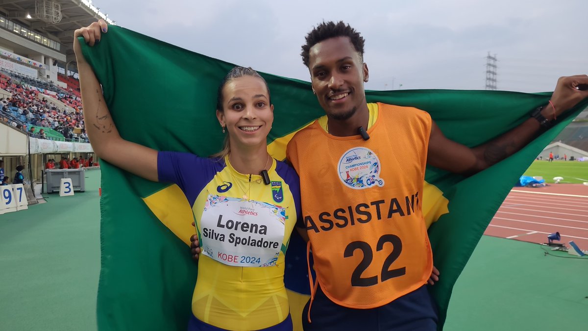 Lorena Spoladore é prata no salto em distância! 🥈🏆

Com a marca de 4m95, a brasileira conquista a 2ª colocação e é só orgulho para o nosso país. 🫶🇧🇷 Que prova, senhoras e senhores! 

#Kobe2024 #MundialDeAtletismo #BrasilParalimpico #AtletismoNoSportv