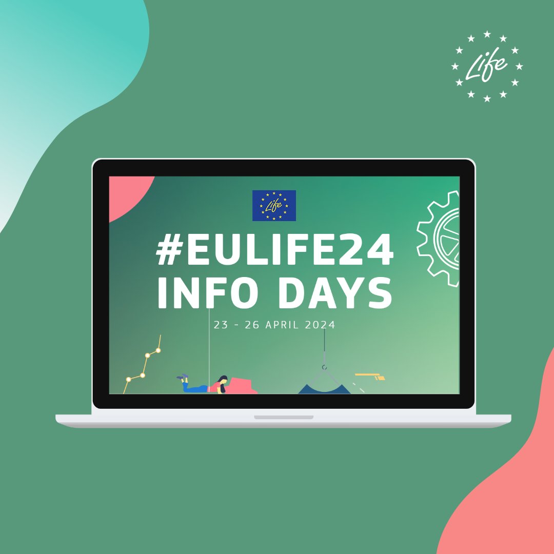 Preparing a #LIFEProject proposal could be challenging📝 The #EULife24 Info Days sessions are available on our YouTube channel to help you & make your project proposal successful! ✅ 📺Watch them now: bit.ly/3QE2pk3 Happy weekend!🌻