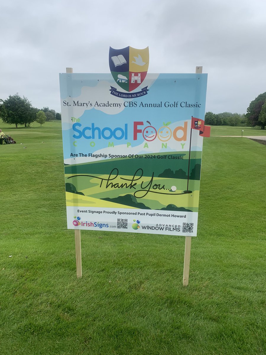 cbscarlow's tweet image. First 4 tee box sponsors. A huge thank you for your generosity. #cbsfamily #sponsorship