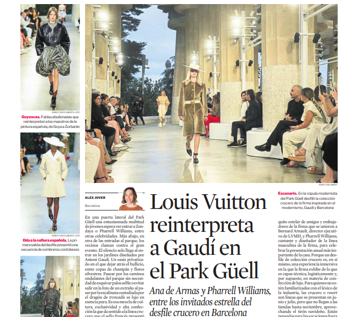 Barcelona has hosted the Louis Vuitton show as part of the activities related to the America’s Cup, an event that has showcased Barcelona to the world in terms of quality, creativity, and innovation. @BarcelonaInfoEN @bcn_ajuntament @cambraBCN @TurismeDIBA @LouisVuitton