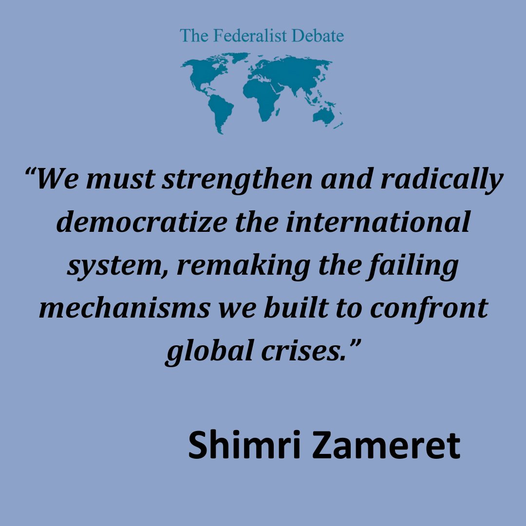 Il primo contributo per il "Borderless Debate" è quello di Shimri Zameret. Su TFD 1/2024.

Per l'articolo integrale e informazioni sugli abbonamenti federalist-debate.org

#TheFederalistDebate #gaza #borderlessdebate #shimrizameret #Federalism #unitednations #peace #war