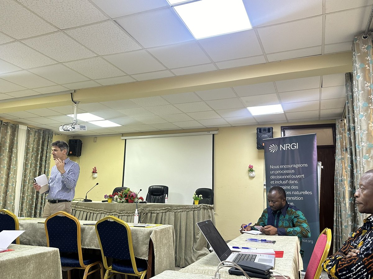 This morning @NRGInstitute kicks off discussions with #CSOs in #Kinshasa #DRC on #transition #minerals risks and opportunities & how #DRC’s huge deposits of transition minerals can be pivotal in accelerating #energy transition & the country’s development.