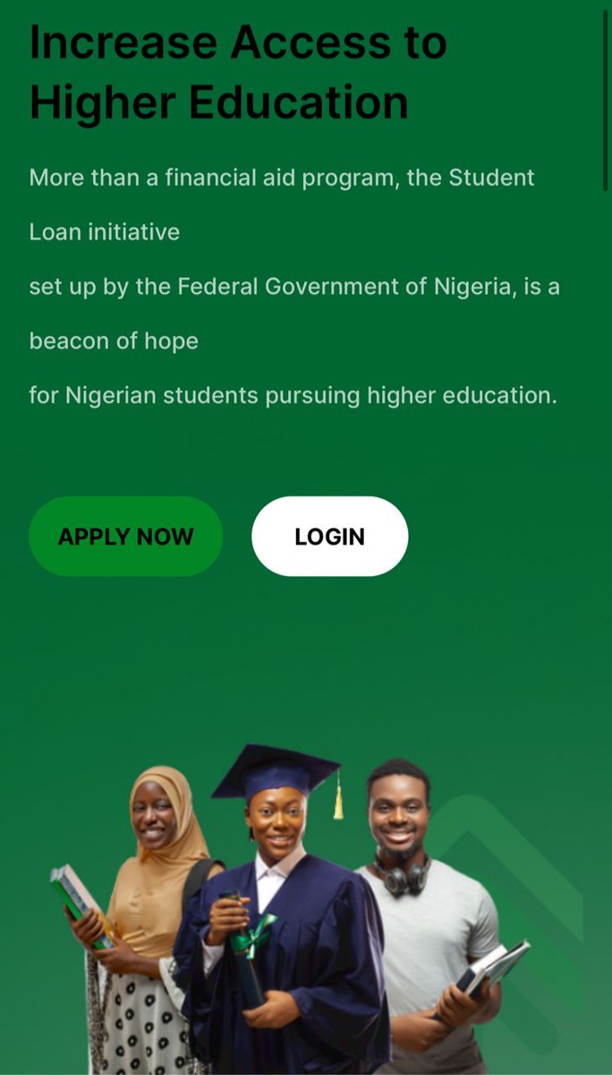 Federal Government of Nigeria launches student loan portal:

nelf.gov.ng

Interest-free loans available for students in public universities, polytechnics, colleges of education, and vocational schools. Apply now!