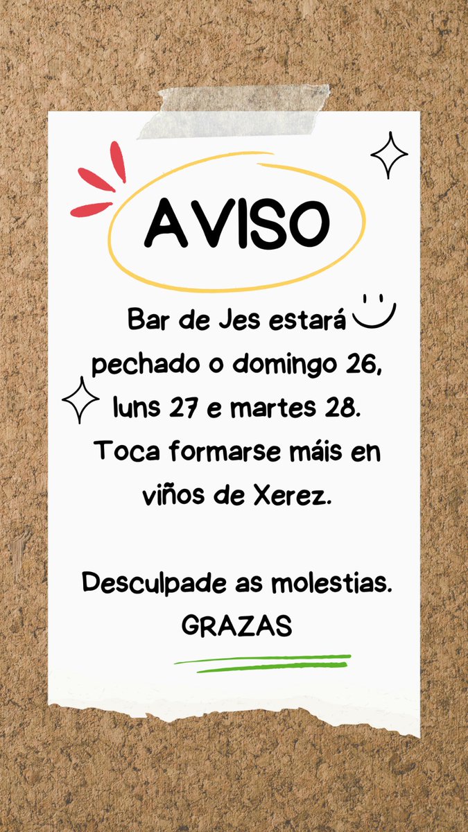 ℙ𝕖𝕔𝕙𝕒𝕕𝕠 𝕕𝕖 𝕕𝕠𝕞𝕚𝕟𝕘𝕠 𝕒 𝕞𝕒𝕣𝕥𝕖𝕤.
Vémonos en <a href="/vinoblejerez/">Vinoble Jerez</a>.
Grazas pola comprensión 🥂