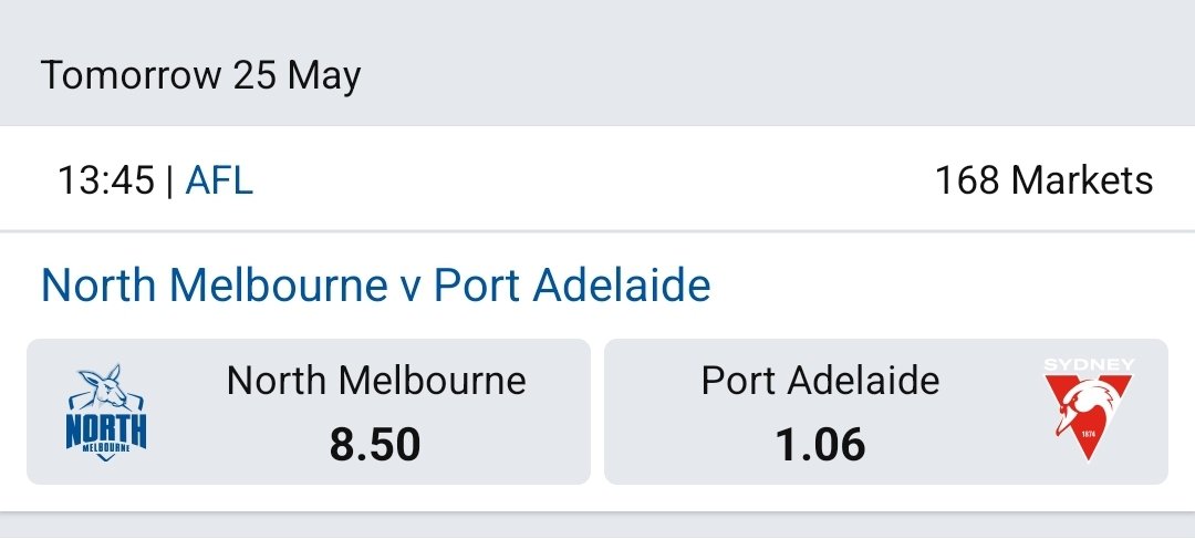 No wonder Port are so short. The Swannies are playing for them....🤣🤣