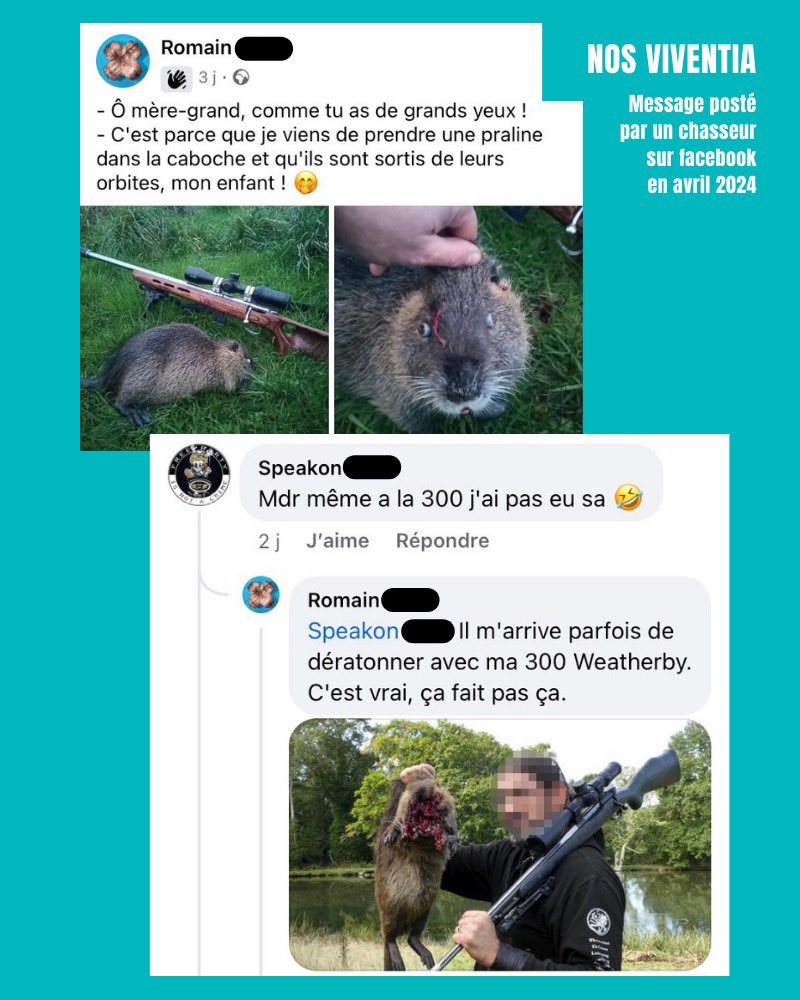 Pq la chasse en 🇫🇷 est-elle autant décriée ?
Pcq elle est ultraviolente, passéiste, désuète, dangereuse pr tt citoyen et prend en otage la ruralité. Pcq elle n'est + en phase avec notre soc devenue sens à la cause animale. Alors..
Légiférons.
Le 09 juin, votez @PartiAnimaliste.
.