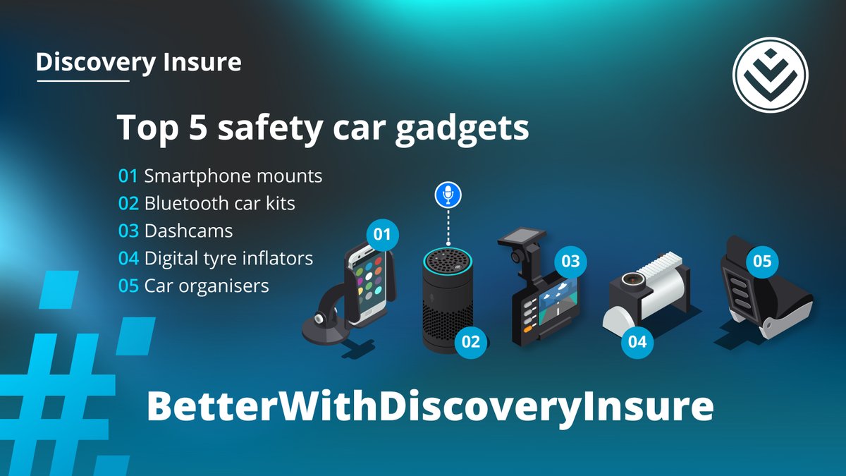 Rev up your #FuelFriday with these top five car gadgets for safe traveling in the digital age! 🚘🔌 Want to WIN a dashcam? Let us know what your favourite car gadget is using #BetterWithDiscoveryInsure to enter the draw!