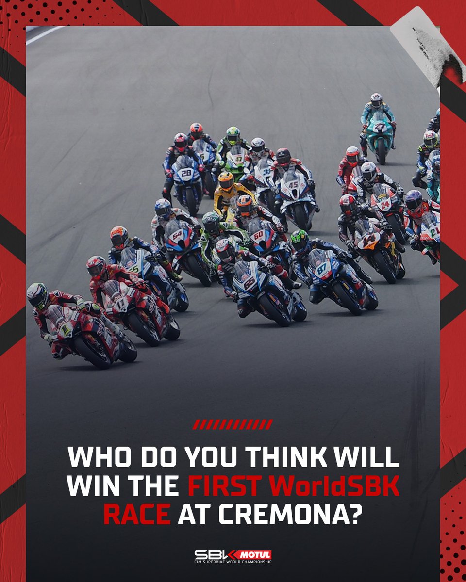 Who do you think will make history and be the first-ever #WorldSBK winner at Cremona? 🤔👇

#ItalianWorldSBK 🇮🇹