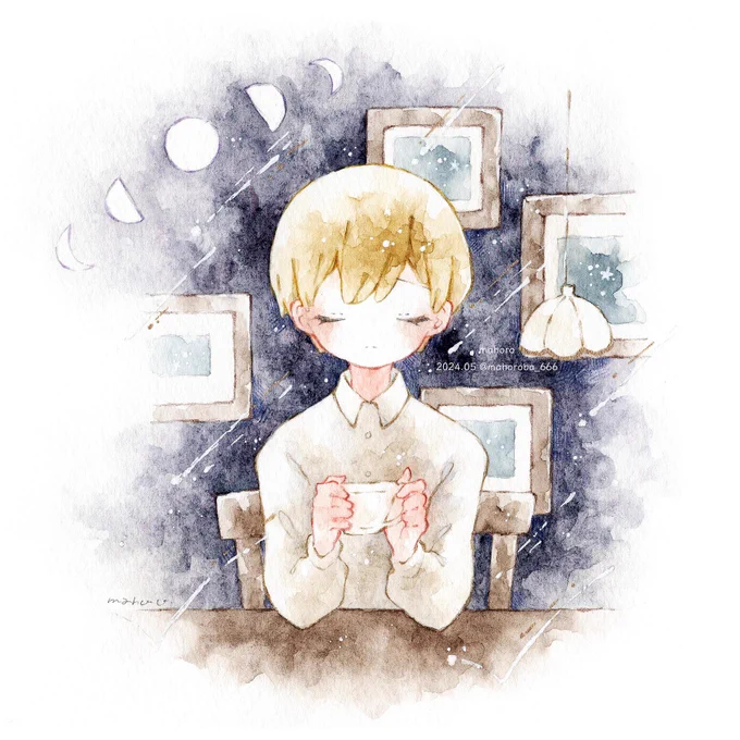 「 ツキアカリ喫茶店 」 