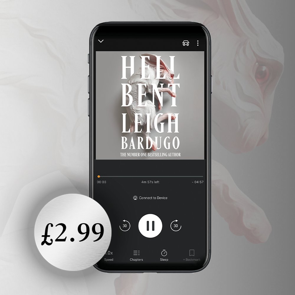 Discover the bestselling sequel to #NinthHouse by Leigh Bardugo.

UK Audible members can grab the audiobook for just £2.99 for a very limited time!

Download now: brnw.ch/21wJJia