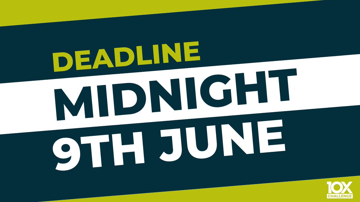 A huge congratulations to all of the young people who have now finished the #10XChallenge!

Enter the National Competition by 9th June to be in with a chance to win prizes and feature in our 10X Showcase.

Check out 2023's Showcase at 10xchallenge.org.uk