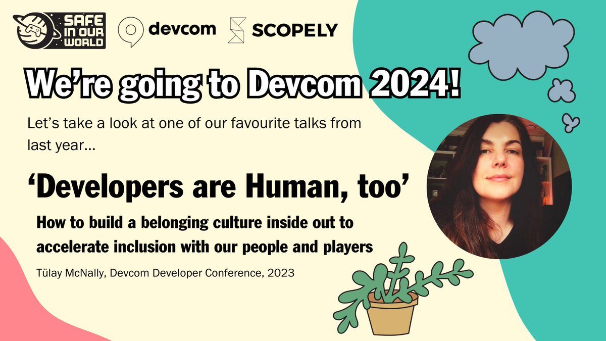 Safe In Our World (@safeinourworld) on Twitter photo We’re going to <a href="/devcom_global/">devcom - developer community</a> in August! Our Charity Director, Sarah, will be delivering a talk on navigating uncertainty, and we’re getting prepared by having a look back at our favourite session from #ddc2023… We’re going to <a href="/devcom_global/">devcom - developer community</a> in August! Our Charity Director, Sarah, will be delivering a talk on navigating uncertainty, and we’re getting prepared by having a look back at our favourite session from #ddc2023…