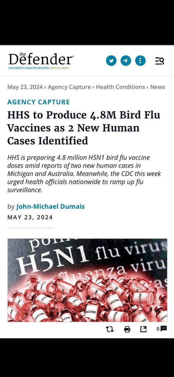 Here we go again….. Take your mRNA Bird Flu Vaccine to go to the pub. Take your mRNA Bird Flu Vaccine to go on holiday Take your mRNA Bird Flu Vaccine to keep your job Take your mRNA Bird Flu Vaccine to receive that life saving transplant The Globalist Lunatics aren’t going