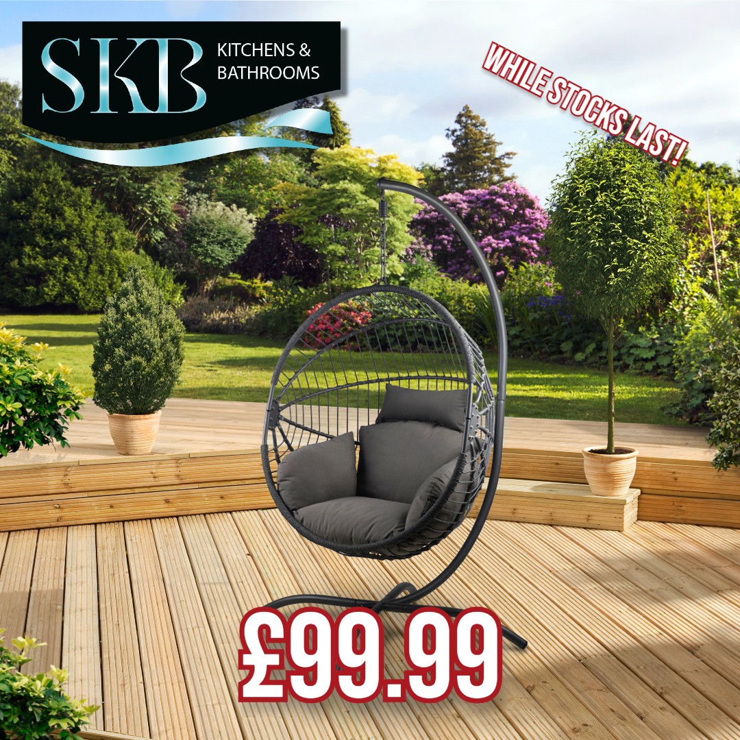 Egg Chairs are available in store at the bargain price of just £99.99! 

Available at this price while stocks last!

SKB, South Road, Harlow, CM20 2BS

#Harlow #Garden #EggChair #Summer #Outdoors