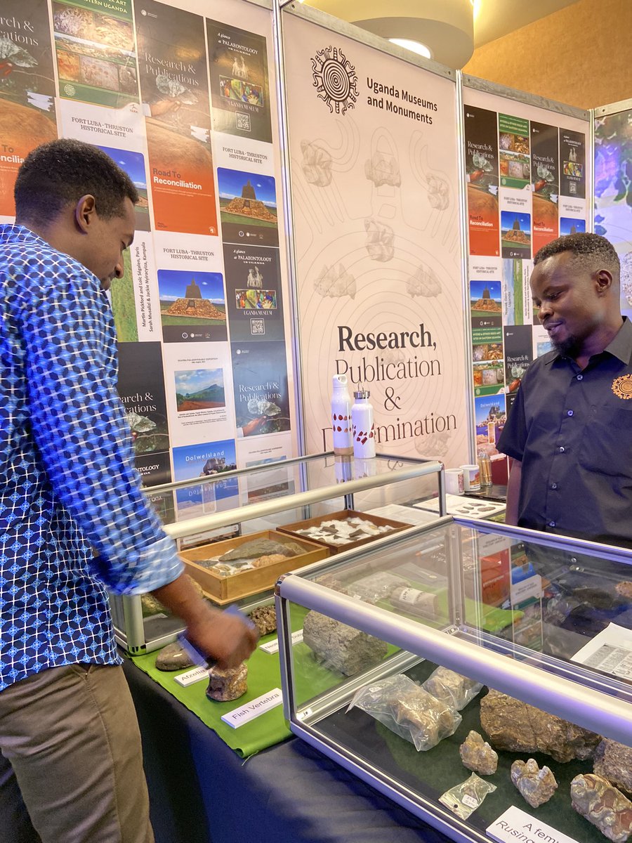 At #POATE2024 we are showcasing Paleo and Archaeo heritage in form of fossils and artifacts from Karamoja and the Albertine Landscapes. Visit to explore Uganda’ rich fossil heritage. #POATE2024 #ExploreUganda #CulturalHeritage