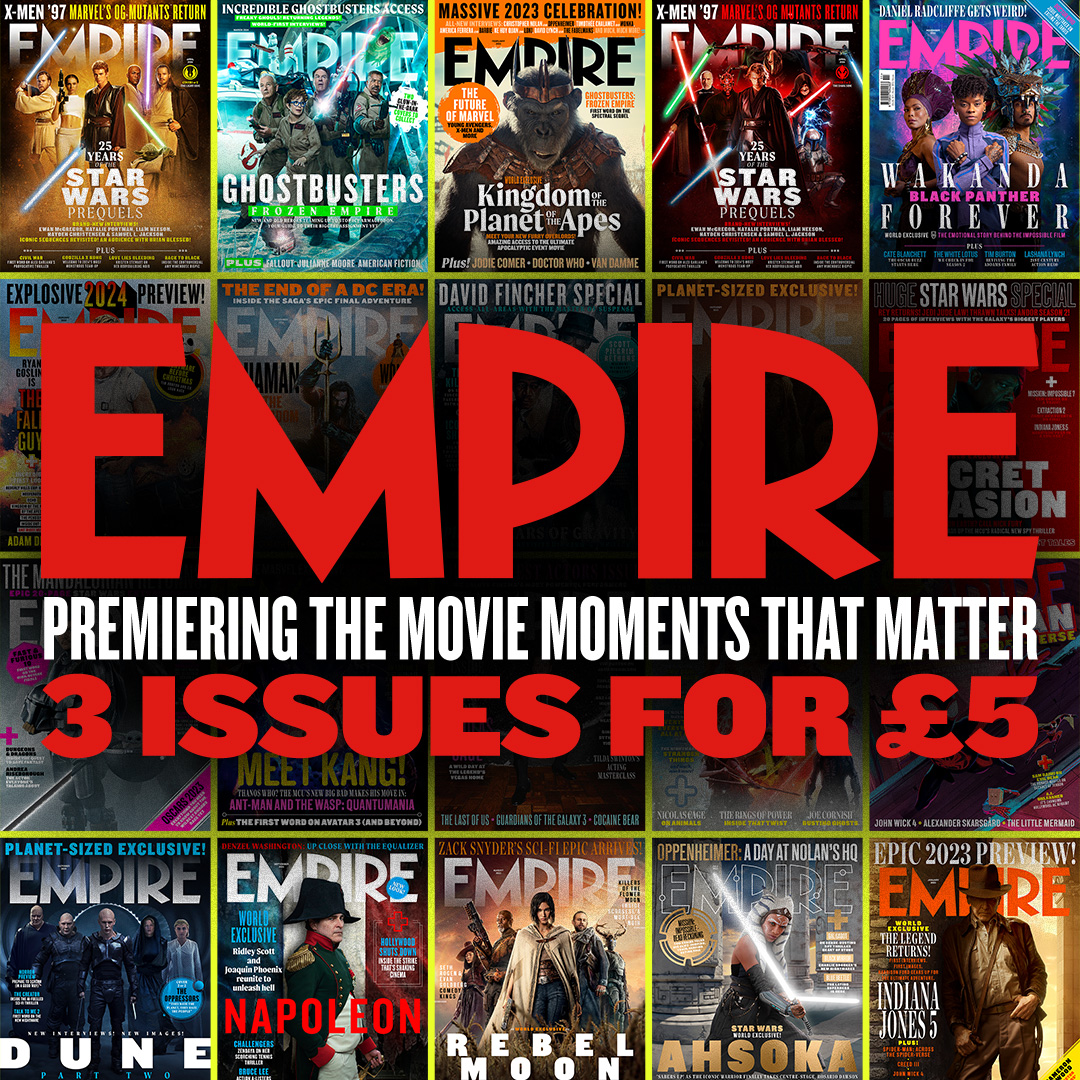 Our huge Spring Trial Offer ends on Sunday! Subscribe to Empire's print edition now and get your first three issues for just £5 – saving 70% on shop prices: greatmagazines.co.uk/empire-magazin…