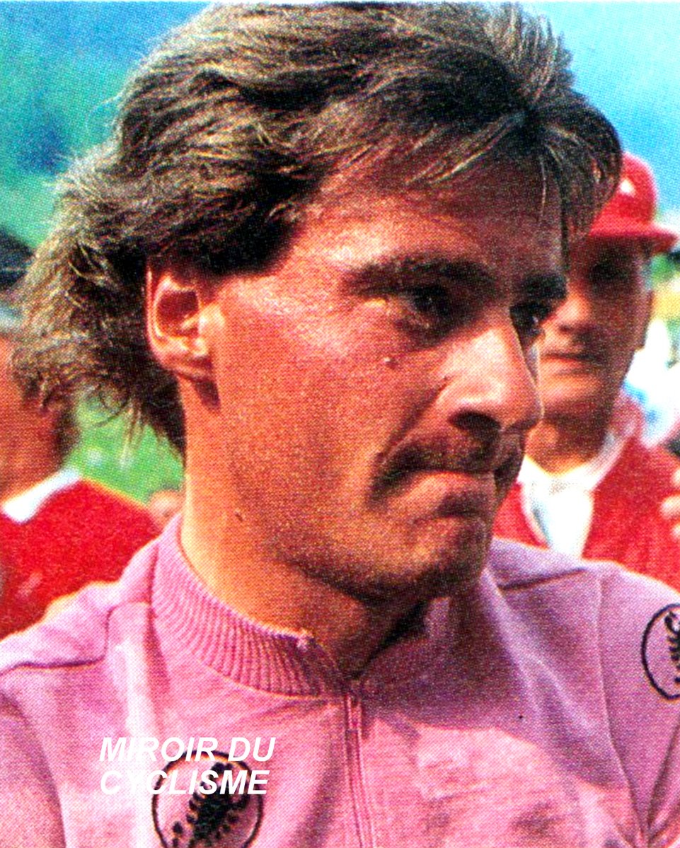 Le rêve de 2ème victoire sur le Giro de Roberto Visentini s'est brisé à Sappada (Giro d'Italia 1987) Roberto Visentini's dream of a second Giro victory was shattered at Sappada (#GirodItalia 1987) 📸 Cor Vos #RobertoVisentini #Sappada #Giro #Giro1987 #Giro107 #ciclismo #cycling