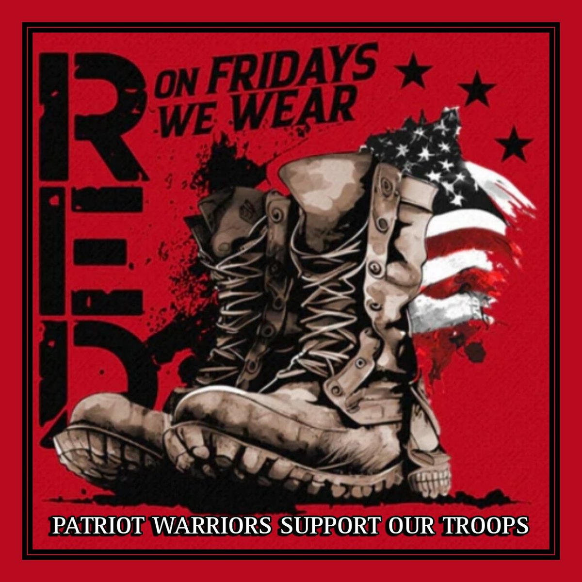 Good morning Fellow Patriots.☕️🙏🇺🇲 Today is not just any Friday, it's a SPECIAL Red Friday! 🇺🇸🇺🇸🇺🇸 Why, you ask? Because it's the start of Memorial Day Weekend! 🎉🎉🎉 Let's take a moment to honor and remember the brave men and women who have made the ultimate sacrifice for our