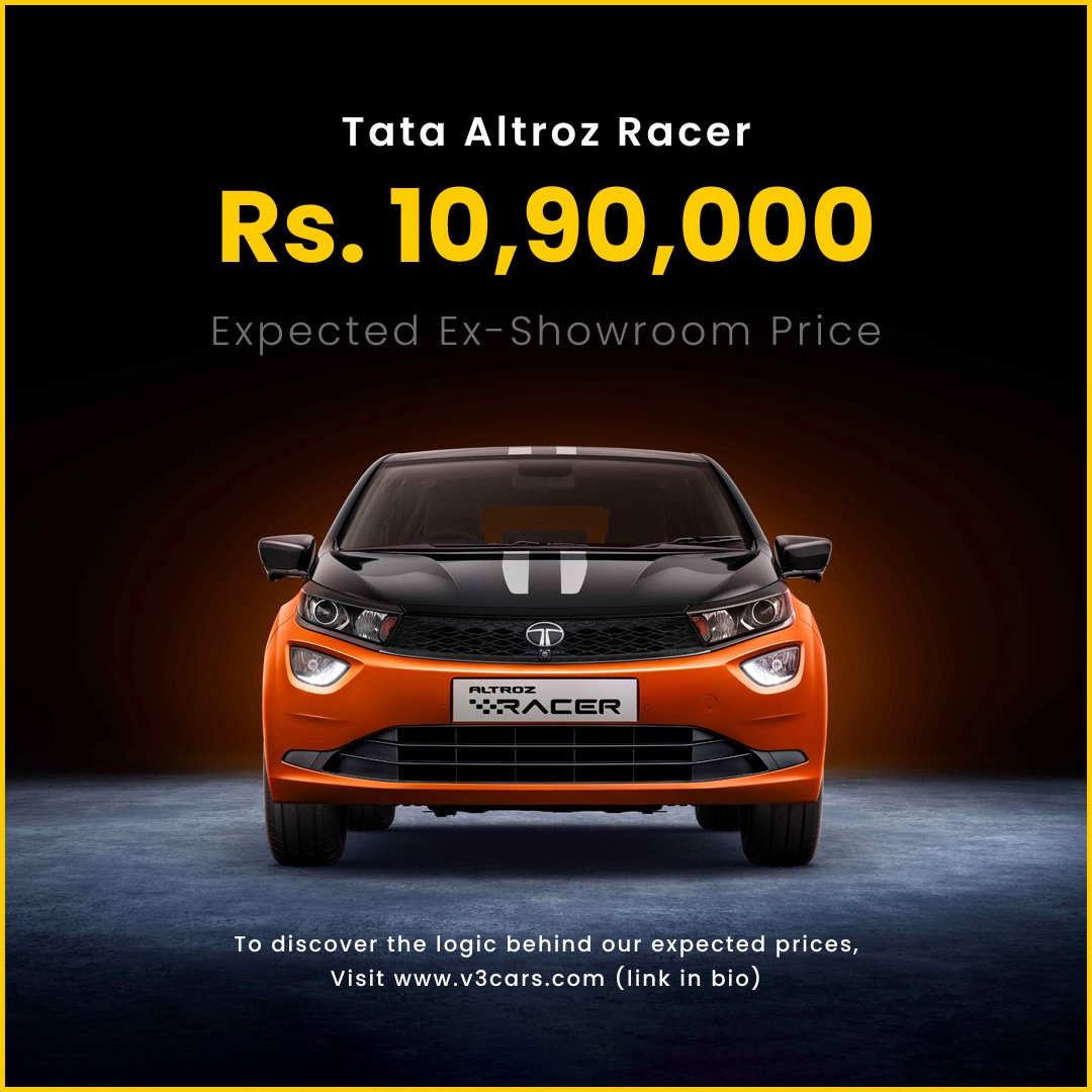 Tata Altroz Racer Expected Price #WithLogic
v3cars.com/news/tata-altr…
.
#V3Cars #Tata #Altroz #Racer #Expected #Prices