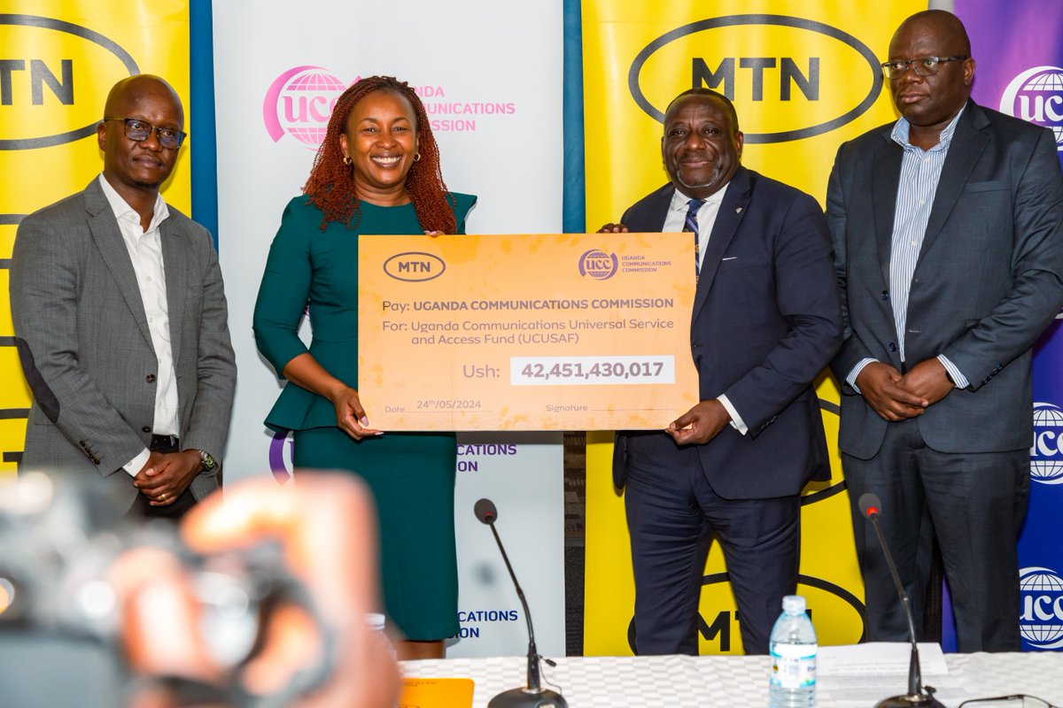 UCC (@ucc_official) on Twitter photo The <a href="/UCC_ED/">Hon. Nyombi Thembo</a> explained that apart from the 50% deposited in the Consolidated Fund, the rest of the money goes towards enhancing universal access in areas that are deemed commercially unviable by telecom operators. The funds are instrumental in fostering greater digital inclusion & The <a href="/UCC_ED/">Hon. Nyombi Thembo</a> explained that apart from the 50% deposited in the Consolidated Fund, the rest of the money goes towards enhancing universal access in areas that are deemed commercially unviable by telecom operators. The funds are instrumental in fostering greater digital inclusion &