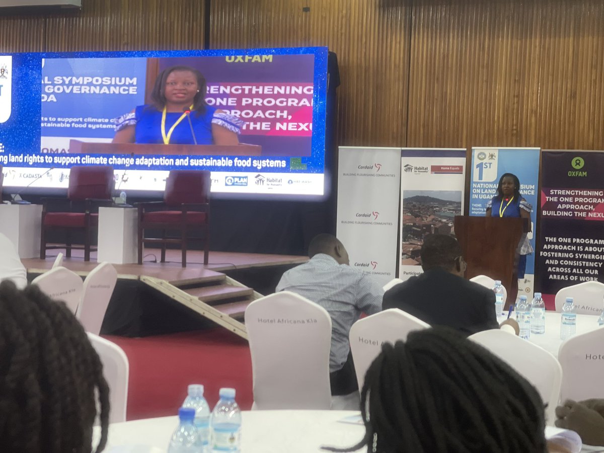 “While climate change affects everybody but the ability to mitigate the effects of climate change lies on land owners. So why don’t make those who own and utilize feel secure?” <a href="/kobsdoreen/">Dr. Kobusingye Doreen</a> at the ongoing land governance symposium