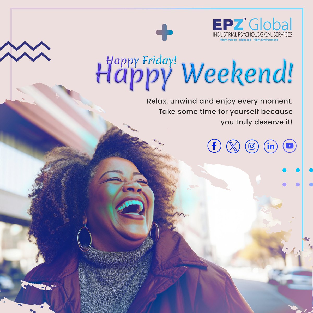 Happy Friday! Enjoy the weekend! #HappyFriday #WeekendVibes #RelaxandRecharge #epzglobal