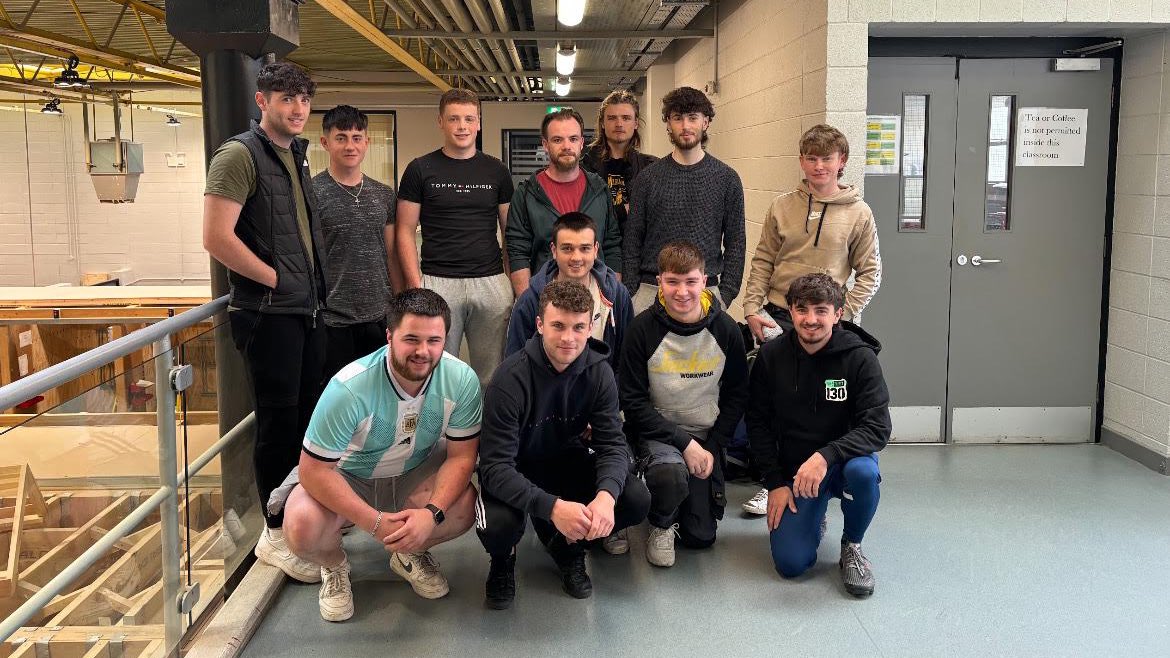 Our Carpentry and Joinery apprentices completed their final Phase 2 exam with us yesterday. We wish them all the best in their further phases of the apprenticeship. 🪚🔨🗜️
#GenerationApprenticeship