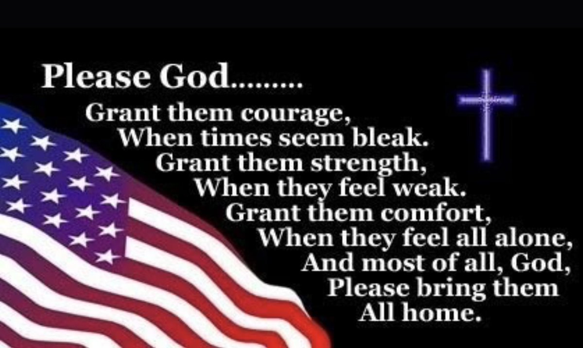 God Bless Our Troops. 🇺🇸🇺🇸🇺🇸
@x4Eileen 
@Chloe4Djt 
@MBLINDAM 
@JanetTX_Blessed 
@whale20564 
@mgarcia1701temp 
@LegionD11 
@Tex_2A 
@PaulMer53 
@bdonesem 
@TJDOGMANR2 
@wman132 
@IndyMagz 
@indygrl 
@BFes56 
@Satan__theDevil 
@cleansniper45 
@bulldog_backup 
@BuckeyeBitch