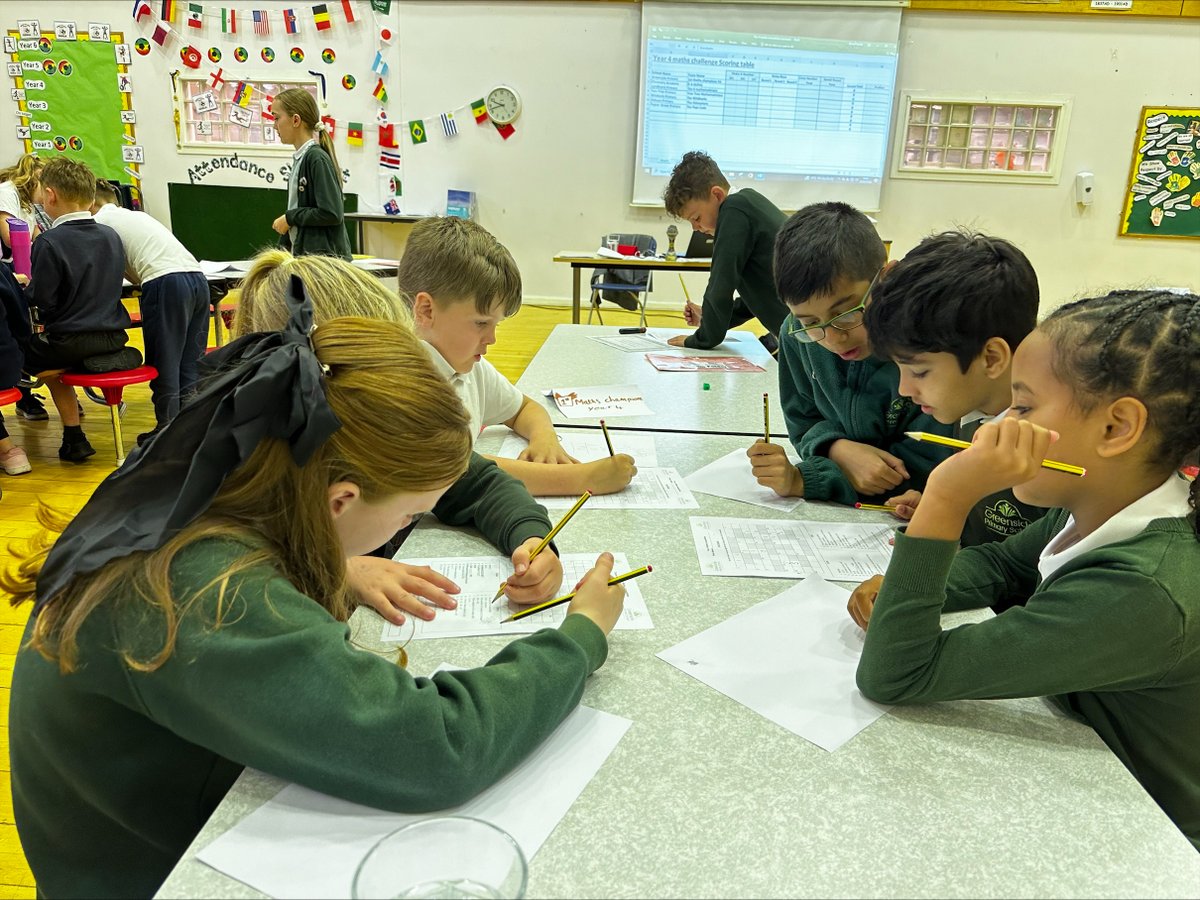Yesterday, Year 4 took part in maths competition against other schools in the Trust. They worked really well as a team to demonstrate their maths skills and achieved an amazing 3rd place finish! The event ran so smoothly due our Year 6 volunteers. <a href="/GreensideHead/">Judith Reynolds</a> <a href="/TrustVictorious/">Victorious Academies Trust</a>