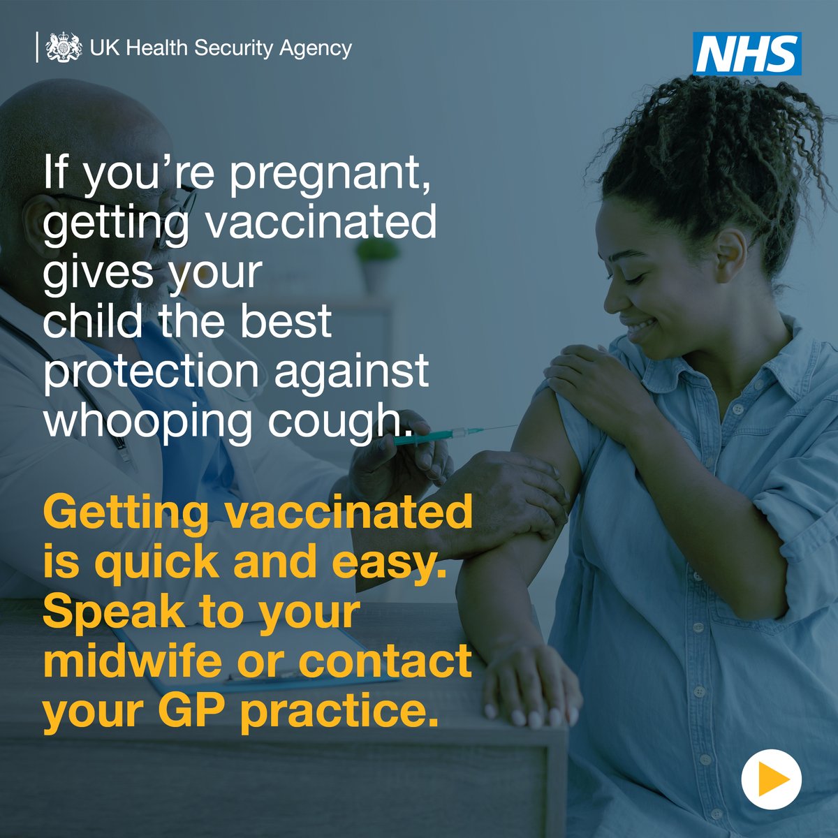 If you're pregnant, it's important to take up the #Pertussis vaccine when offered🤰 It helps to protect your baby in their first few weeks of life, as #WhoopingCough can be life-threatening and require hospital treatment. Find out more 👉 orlo.uk/m9VLa