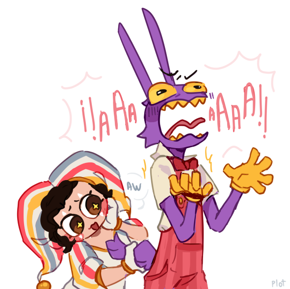 PLOTsv666's tweet photo. I made it long ago, but
Meet Circus Plotysha!

D: This is a fan AU! And, yes, I'm cringe, but I'm free

Info below 'cause thanks tw for such a word limit

#amazingdigitalcircus
#amazingdigitalcircusjax #Jax https://t.co/cW5wwLZ0e9