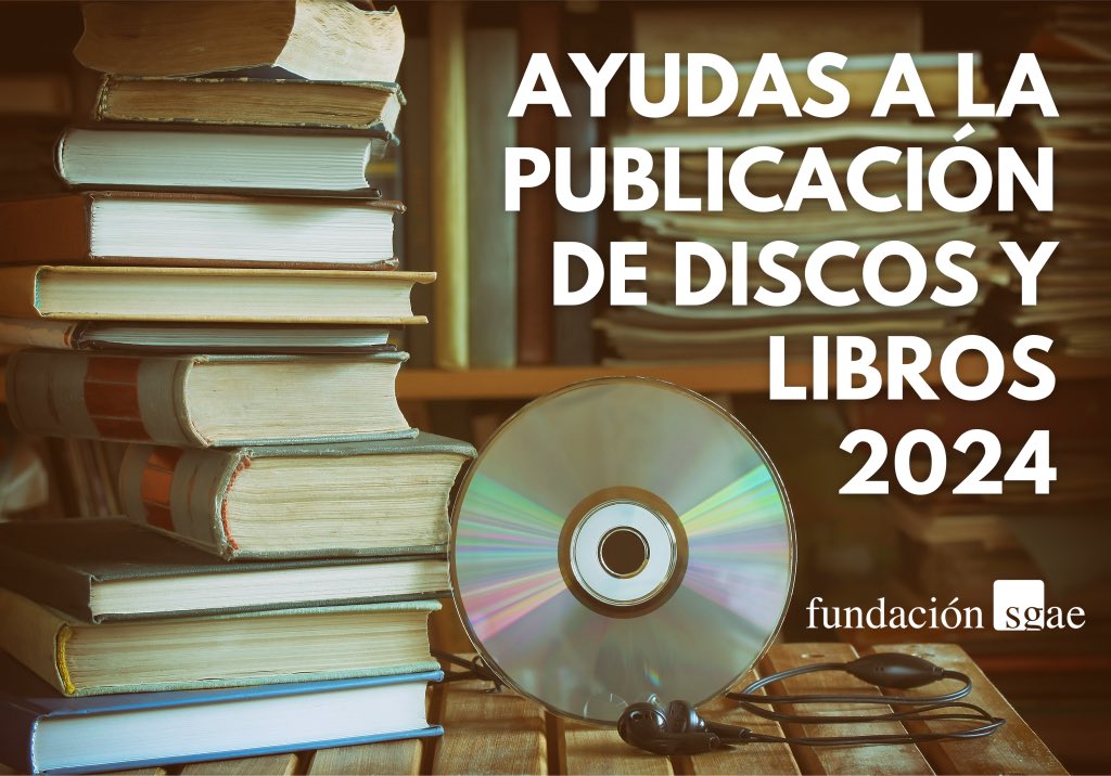 💥 Convocatoria abierta 💥 🙌 Ayudas a la Publicación de Discos 💿 y Libros 📚 2024 con una dotación global de 90.000.-€. 📆 Inscríbete hasta el 26 de julio 👇🏻 n9.cl/vj2tw