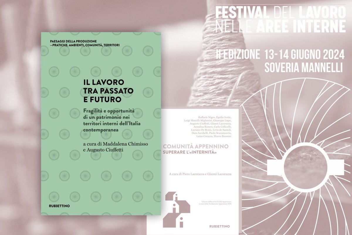 Superare l’internità, oltre i luoghi comuni per la “cura” del futuro dell’Appennino

“IL LAVORO TRA PASSATO E FUTURO” è il titolo del volume degli atti pubblicati dal primo FESTIVAL DEL LAVORO NELLE AREE INTERNE

 #CiviltàAppennino 👉 civiltaappennino.it/2024/05/23/sup…