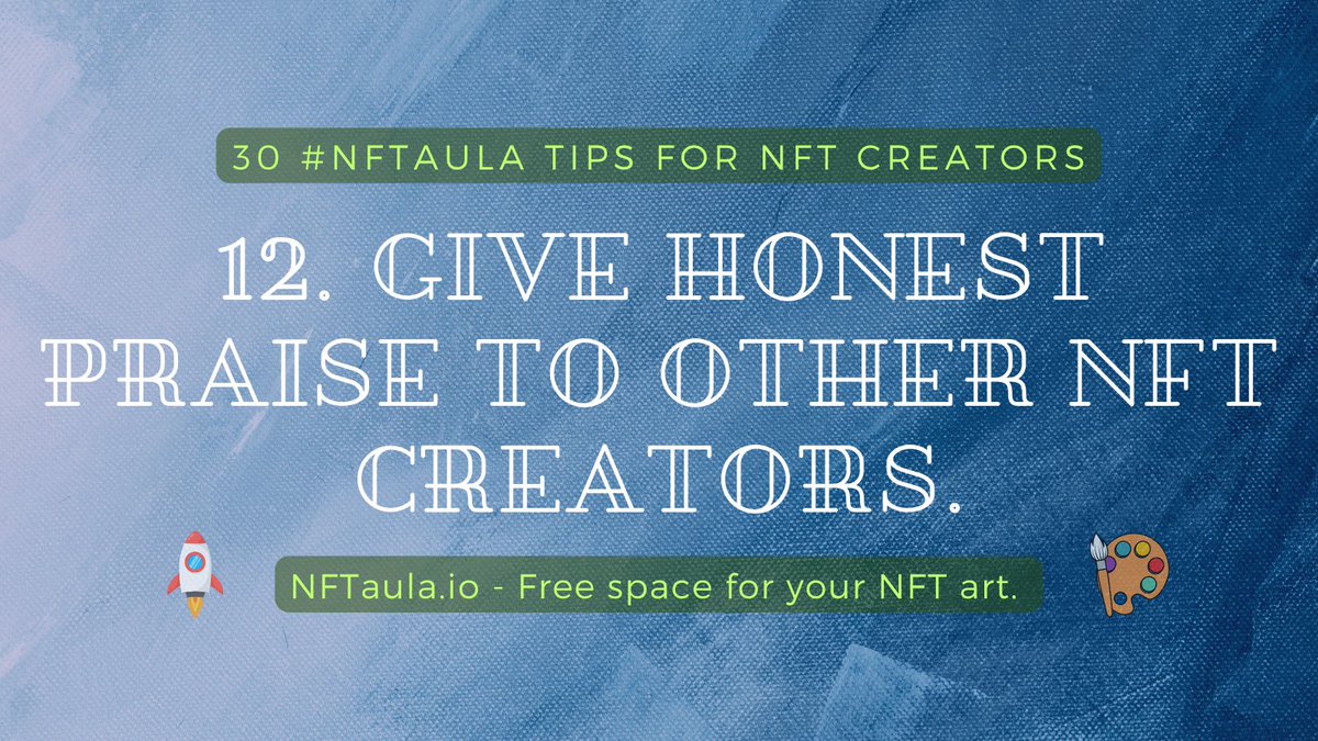 NFTaula's tweet photo. #NFTaula #NFTaulaTips #NFTcreators #NFTartists https://t.co/ZAJFtCdGYH