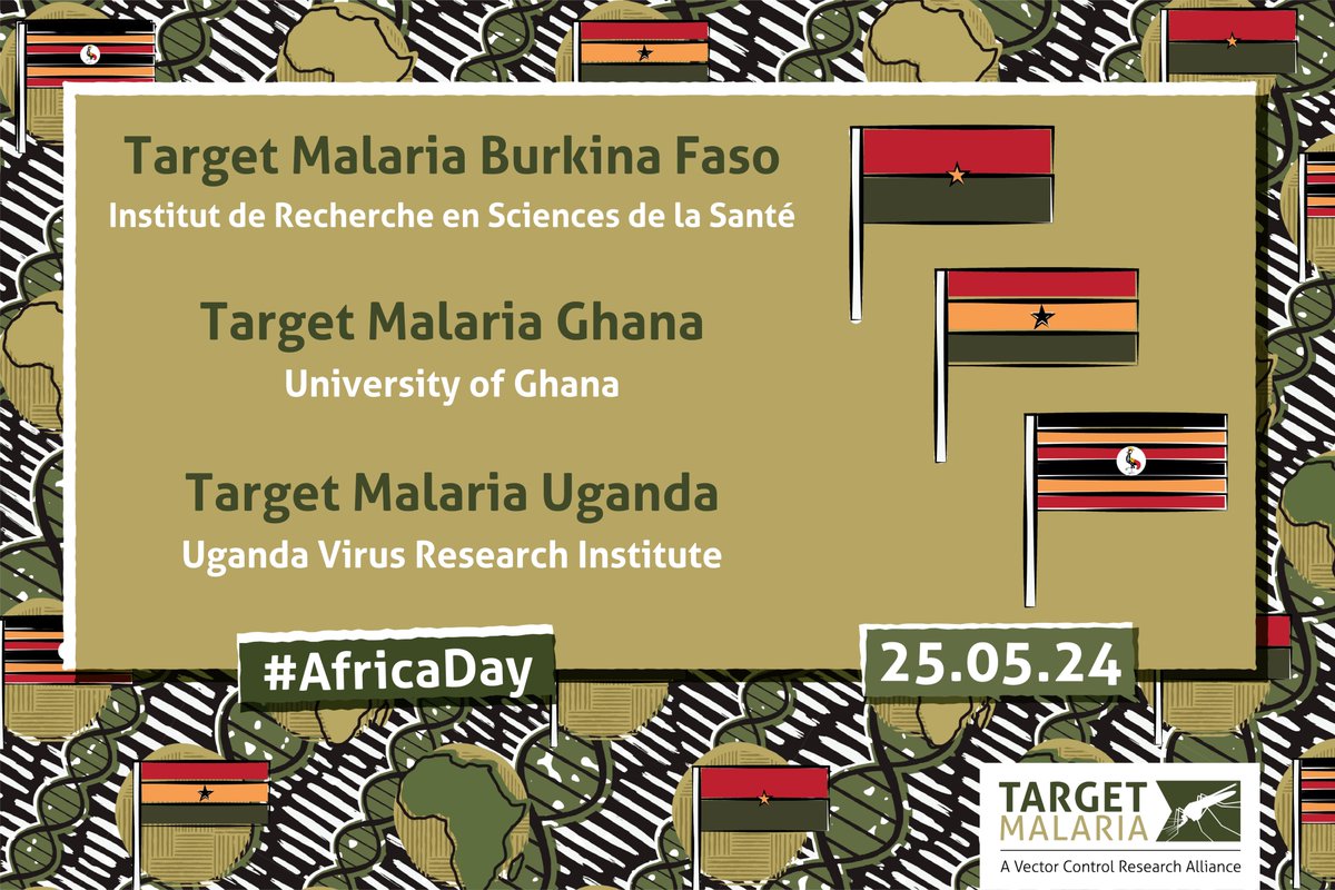 TargetMalaria's tweet photo. As we approach #AfricaDay, we would like to applaud our teams in Burkina Faso, Ghana, and Uganda!

#AfricaDay #EndMalaria #ZeroMalaria #ZeroMalariaStartsWithMe #AccelerateTheFight https://t.co/yjfw5onDch