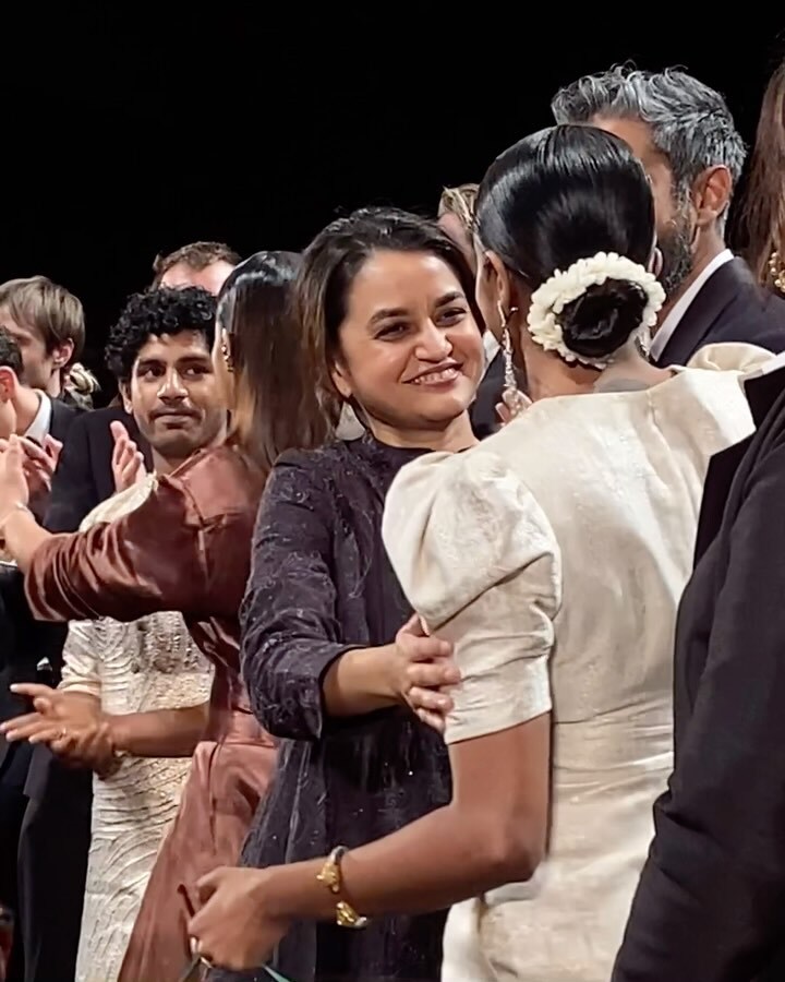 Last night was magical ✨ We’re still processing the world premiere of Payal Kapadia’s ALL WE IMAGINE AS LIGHT… Congratulations to the whole team! 🤍

@festivaldecannes @kantari_kanmani @divya_prabha__ <a href="/chhaya/">chhaya</a>.kadam.75 <a href="/hridhuharoon/">Hridhu Haroon</a> @azeesnedumangad <a href="/pe/">peter elantra</a>… instagr.am/reel/C7WPhHKtp…