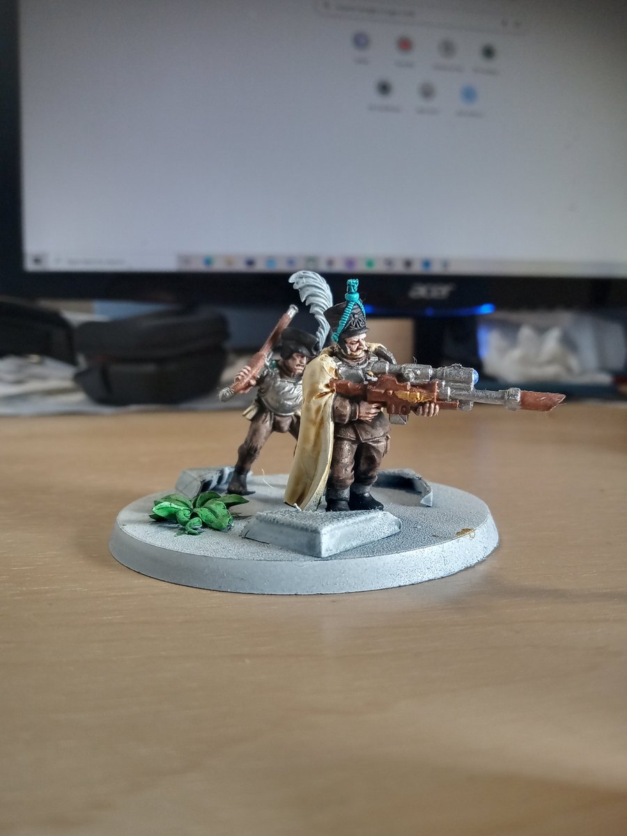 A group of sniper squads for my Feudal Astra Militarum army. #warhammer #warhammercommunity